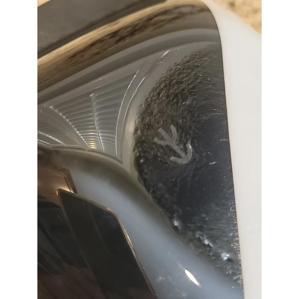Hand Crafted Black & White Abstract Art Glass Bowl Decorative Home Decor